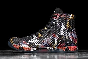 Multicolor Nobull High-Top Graffiti Men's Trainers | CA W1296N